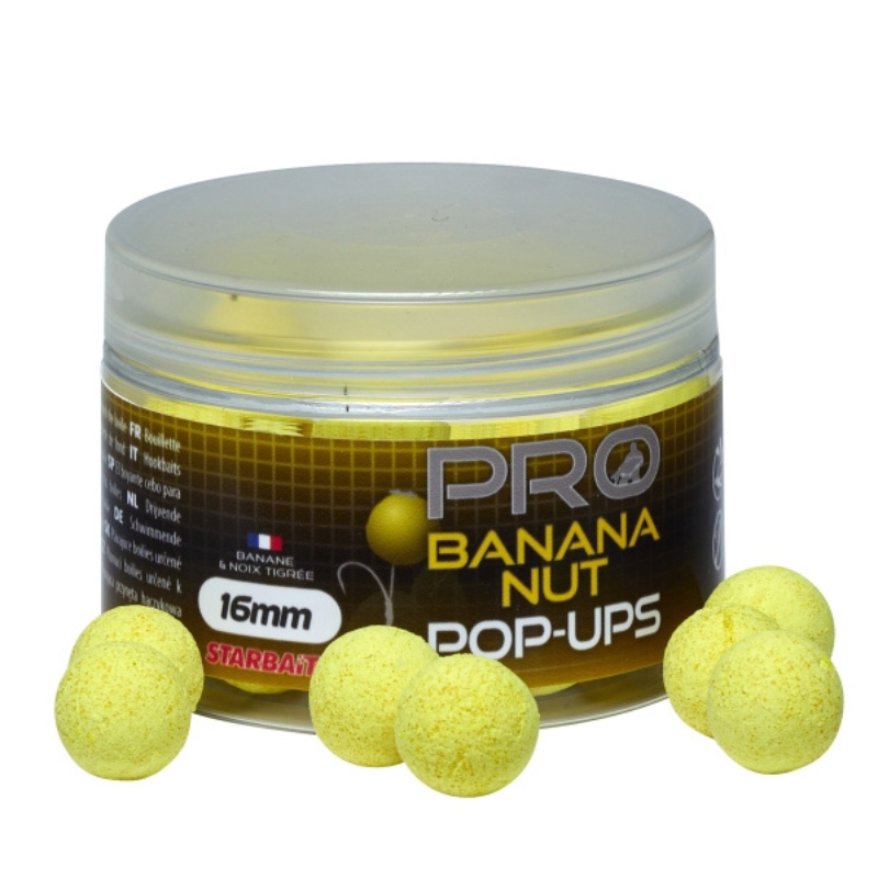 Starbaits Kulki Pro Banana Nut Pop Up 16mm 50g