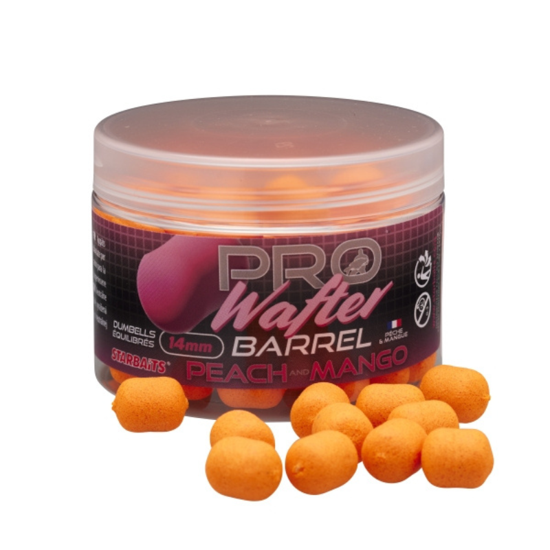 Starbaits Kulki Pro Peach & Mango Barrel Wafter 14mm 50g