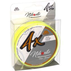 Mikado Plecionka Nihonto Fine Braid Fluo Yellow 0,18mm