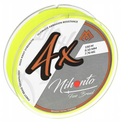 Mikado Plecionka Nihonto Fine Braid Fluo Yellow 0,23mm