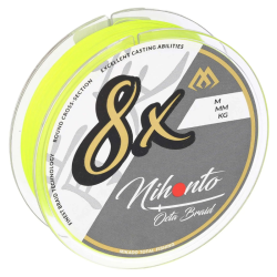 Mikado Plecionka Nihonto Octa Braid Fluo Yellow 0,14mm