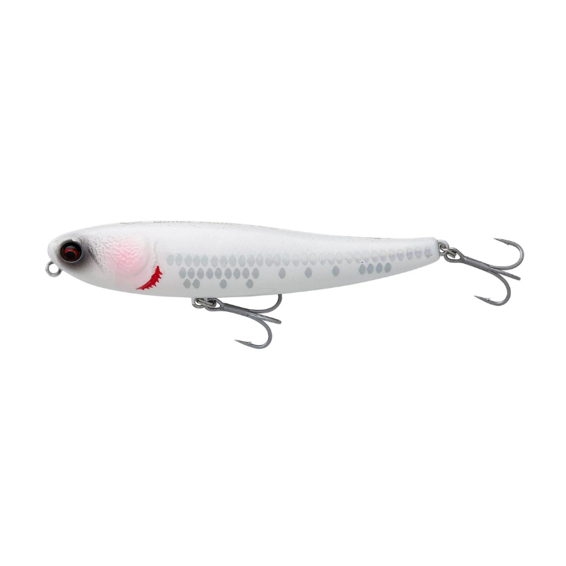 Savage Gear Wobler Bullet Mullet 8cm Illusion White Loose Scles