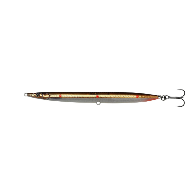 Savage Gear Wahadłówki Sandeel Pencil 12,5cm Brown Copper Red Dots
