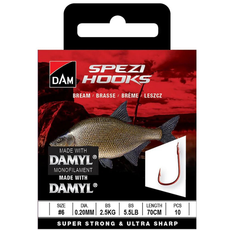 DAM Haczyki Z Przyponami Spezi Bream Nr.6