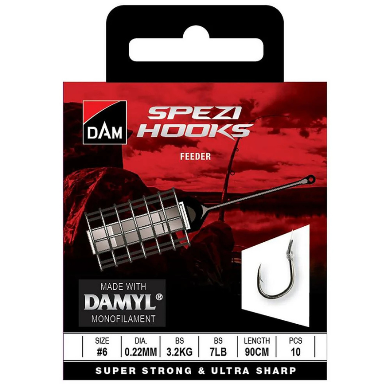DAM Haczyki Z Przyponami Spezi Feeder Nr.10