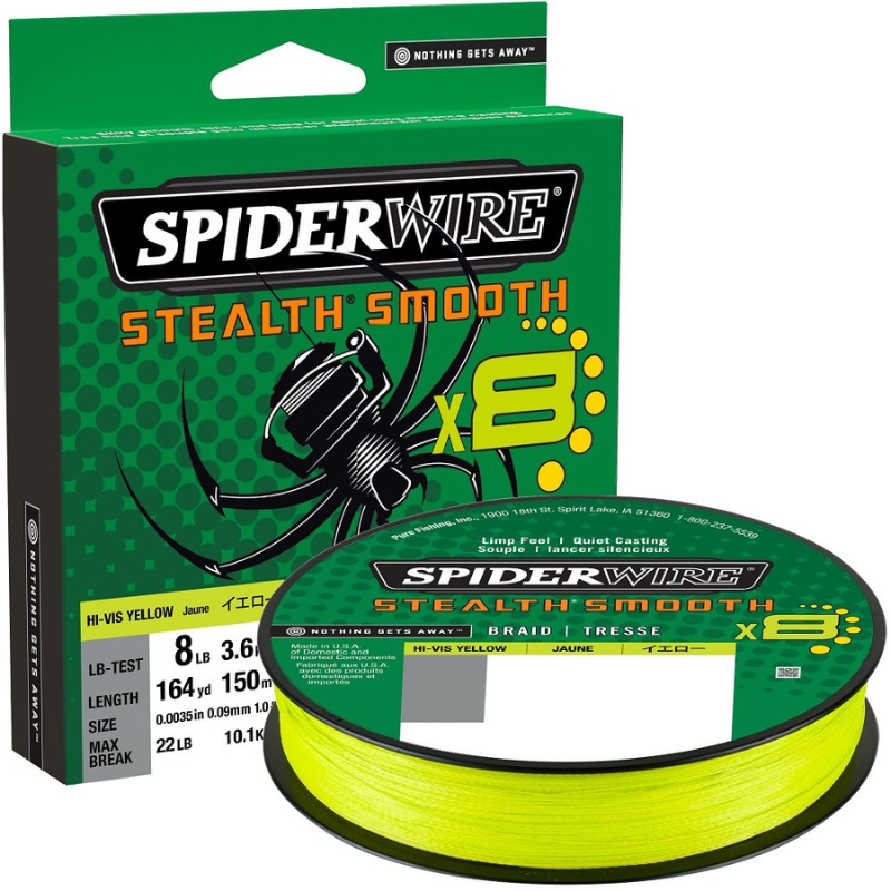 Spiderwire Plecionka Stealth Smooth Filler Spool 0,19mm Yellow