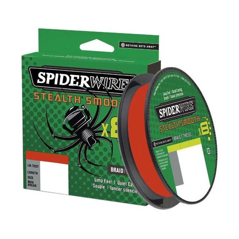 Spiderwire Plecionka Stealth Smooth Filler Spool 0,13mm Red