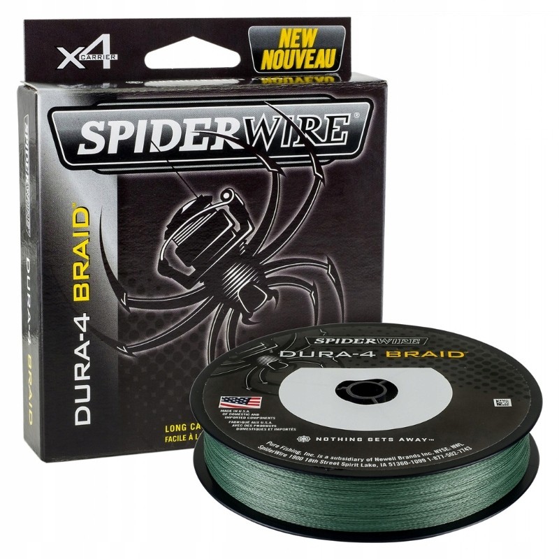 Spiderwire Plecionka Dura4 Braid 0,20mm Moss Green