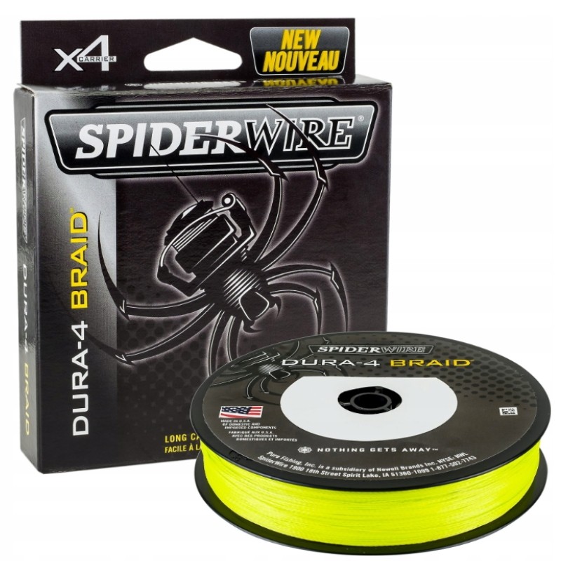 Spiderwire Plecionka Dura4 Braid 0,25mm Yellow