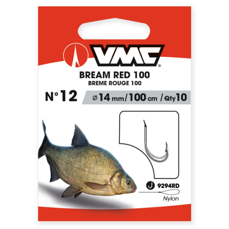 VMC Haczyki Bream Red 9294 Nr.16 100cm