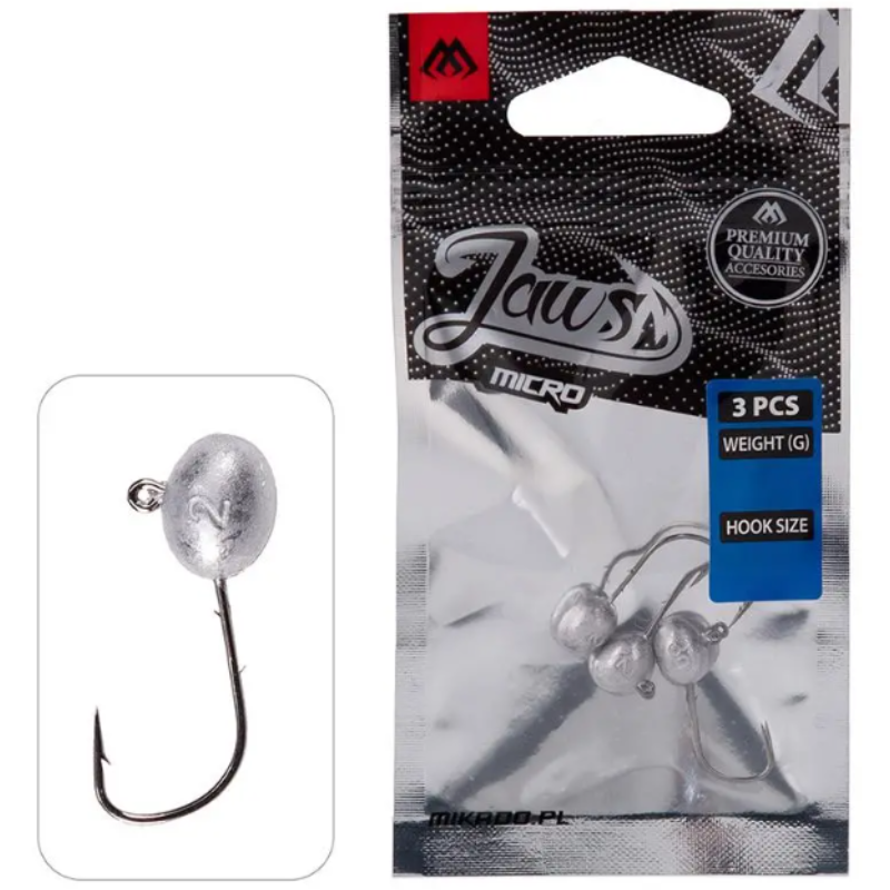 Główki jigowe Jaws Micro r.4 1g Mikado