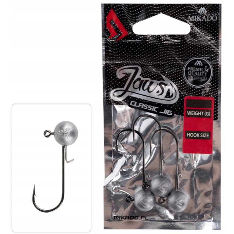 Główki jigowe Jaws classic r.6/0 5g Mikado