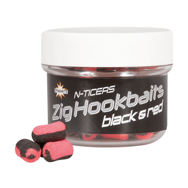 Dynamite Baits Kulki Haczykowe N-Ticers 12x6mm Black Red
