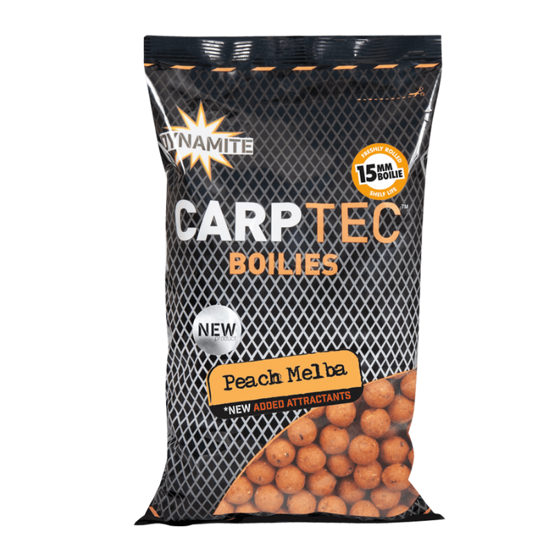 Dynamite Baits Kulki Zanętowe Carptec Peach Melba 15mm 1,8kg