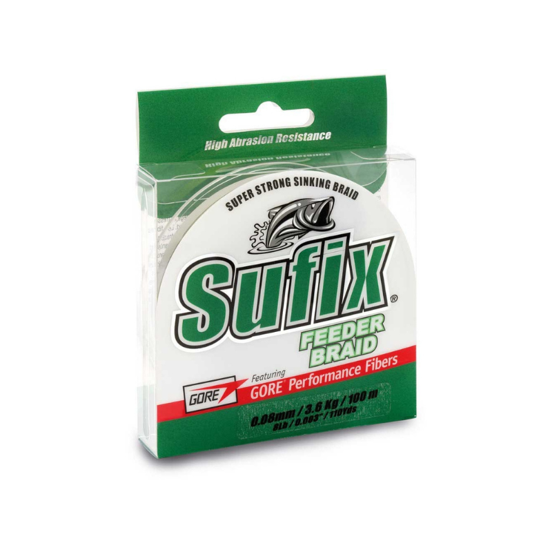 Sufix Plecionka Feeder Braid Green 150m 0,06mm