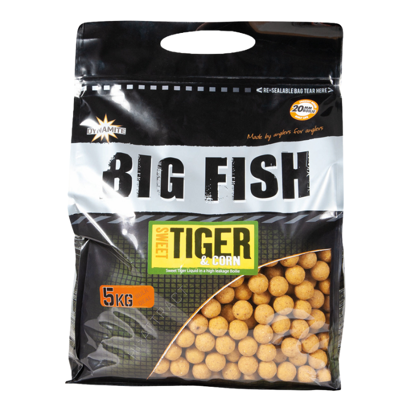 Dynamite Baits Kulki Zanętowe Big Fish Sweet Tiger & Corn 20mm 5kg