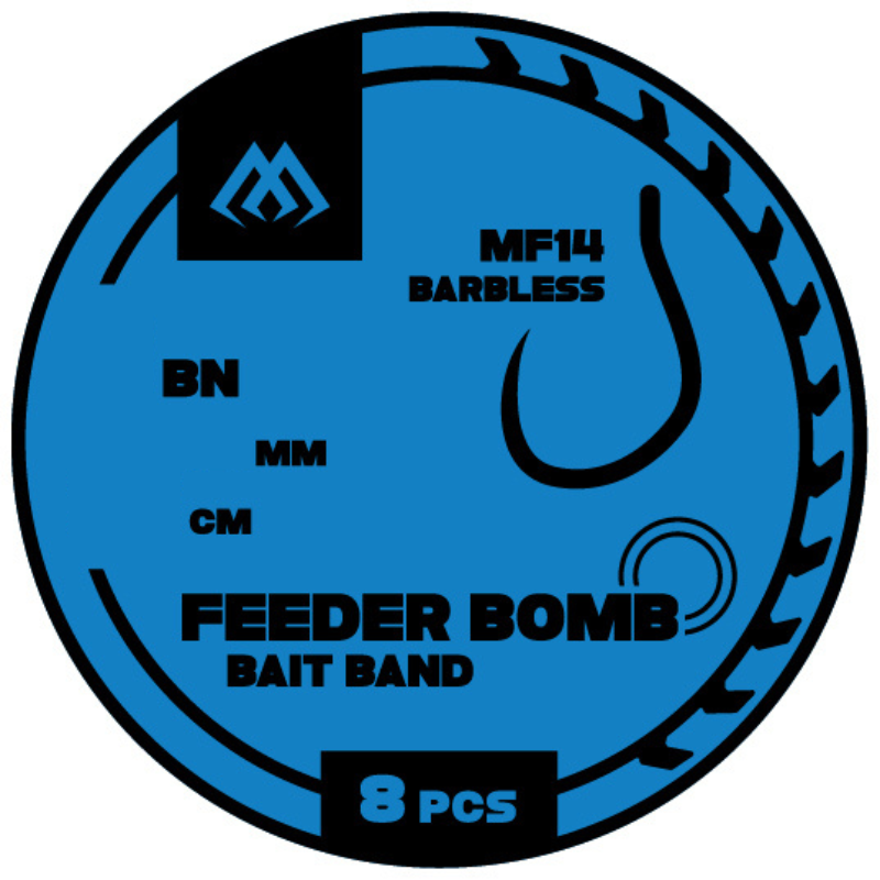 Mikado Przypon FB MF14 Z Gumką Bez Zadziora Nr 8 HFB14BG-08