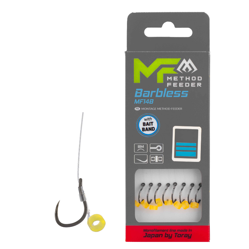 Mikado Przypon MF MF-14 Z Gumką Bez Zadziora Nr 12 HMFB14BG-12