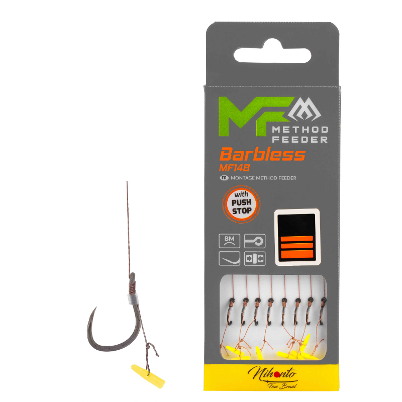 Mikado Przypon MF Z Push Stopem Bez Zadziora Nr 6 HMFB214BP-06