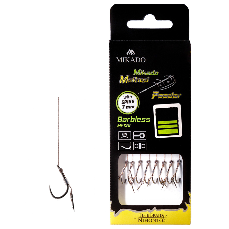 Mikado Przypon MF Z Igłą Bez Zadziora Nr 6 DB HMFB2805BI-6DB