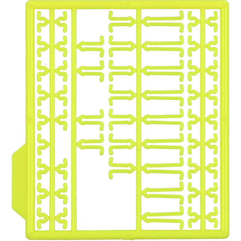 Mikado Stopery Przedłużające Włos Żółte AMC-11504-07-Y