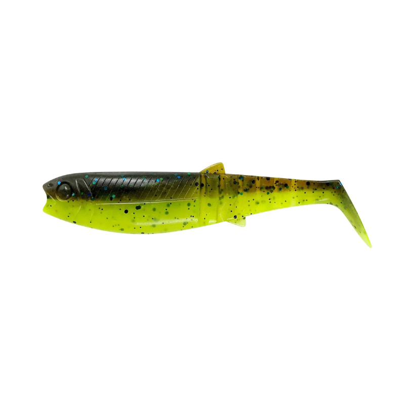 Savage Gear Kopytko Cannibal Shad Bulk 6,8cm 3g Chartreuse Pumpkin