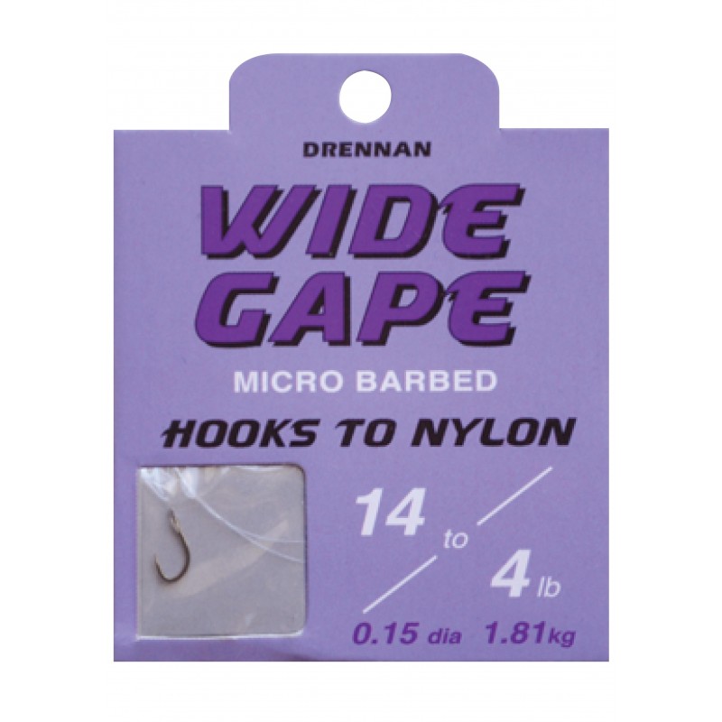 HACZYKI Z PRZYPONEM 12/0.16MM WIDE GAPE